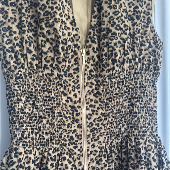 Leopard Print Sleeveless Dress - Picture 3 of 4